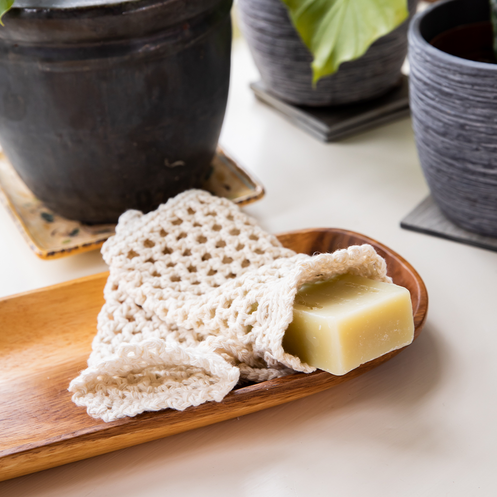 Omi's Handcrafted Soap Saver Sack